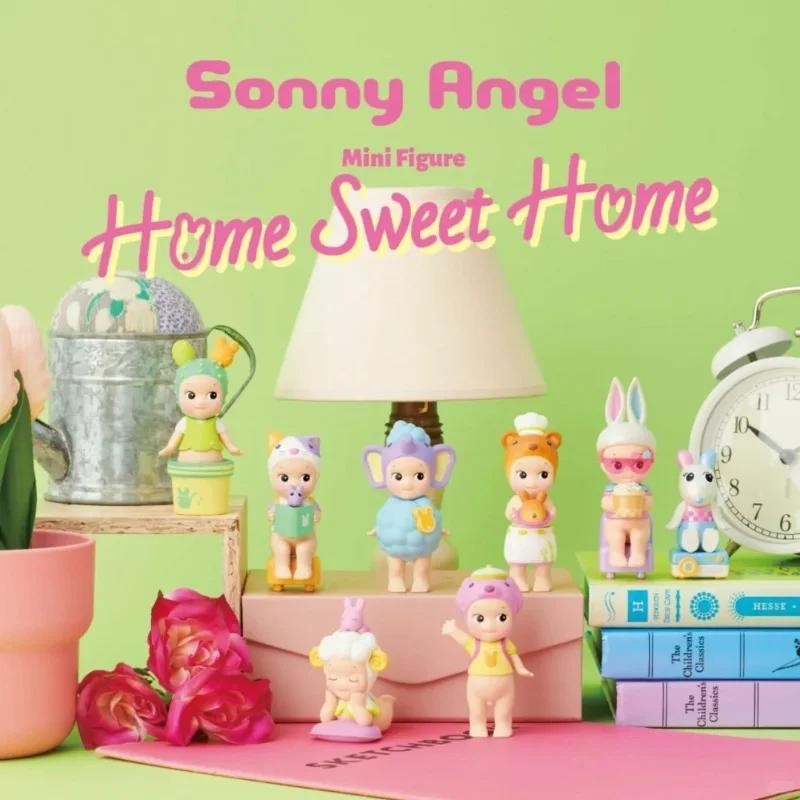 Sonny Angel Home Sweet Home Box Cozy Reading SA Action Figure Box Sleepy Time Doll Desktop Ornament