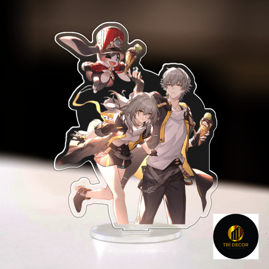 Standee Model Stelle Honkai Star Rail พวงกุญแจ ตกแต่งมุมโต๊ะ ของขวัญสําหรับญาติและเพื่อน