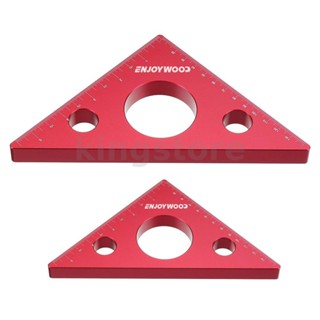 Enjoywood ไม้บรรทัด ทรงสามเหลี่ยม สําหรับงานไม้