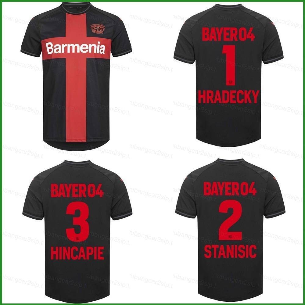 【SY3】เสื้อยืด ลาย Bundesliga Bayer 04 Leverkusen Hradecky Stanisic Hincapie 2023-2024 พลัสไซซ์ สําหรับเด็ก และผู้ใหญ่