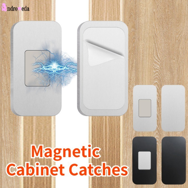 แผ่นสติกเกอร์แม่เหล็ก อเนกประสงค์ มีกาวในตัว สําหรับติดประตู ตู้ เฟอร์นิเจอร์ 1 ชุด