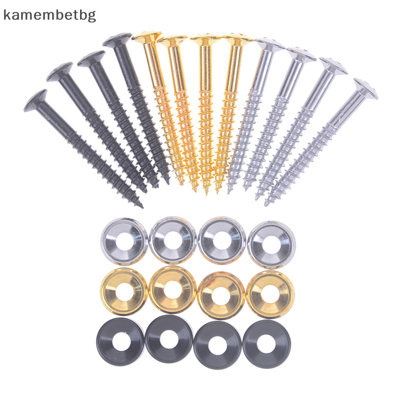 Kamembetbg ปลอกคอกีตาร์ไฟฟ้า พร้อมบูช และสกรู 4 ชิ้น