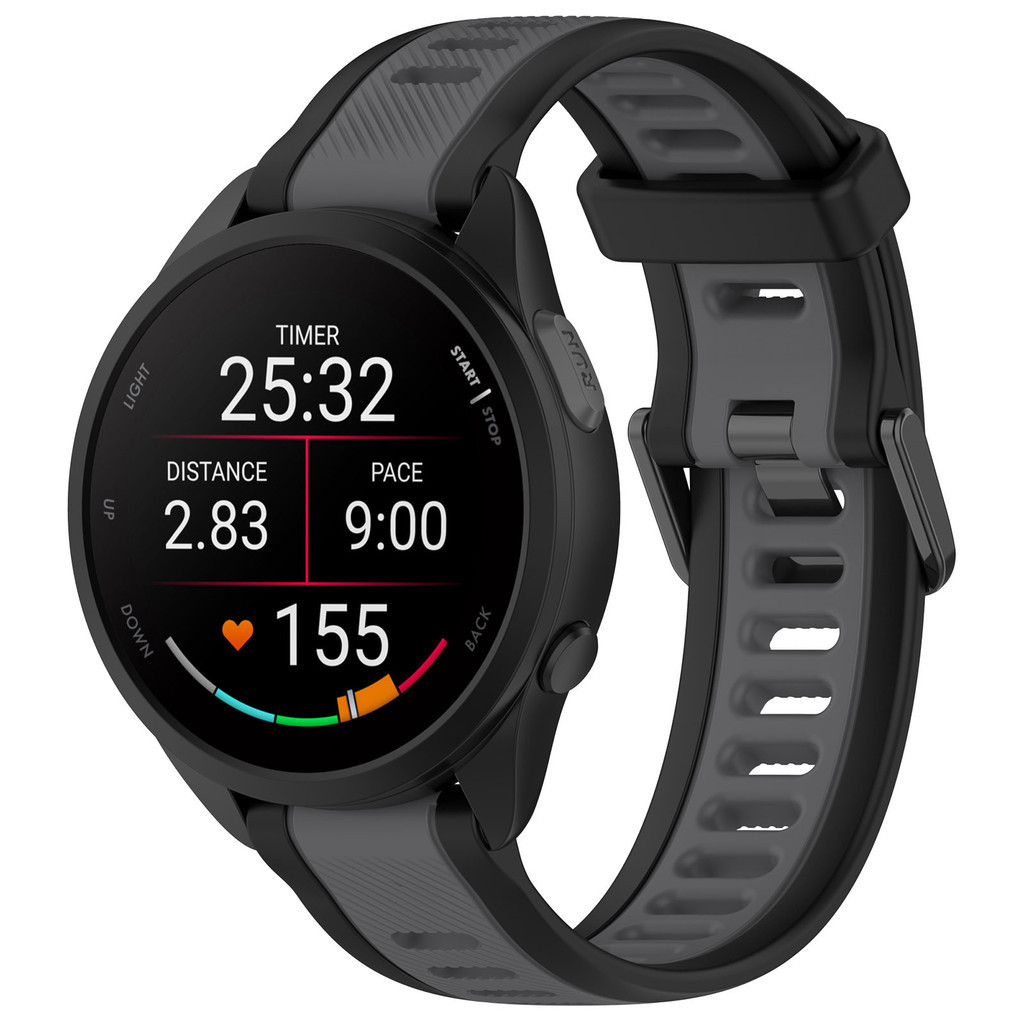สายนาฬิกาข้อมือซิลิโคน 18 20 22 มม. แบบเปลี่ยน สําหรับสมาร์ทวอทช์ Garmin venu 3 3S 2 2S SQ 2 Music venu 2 Plus