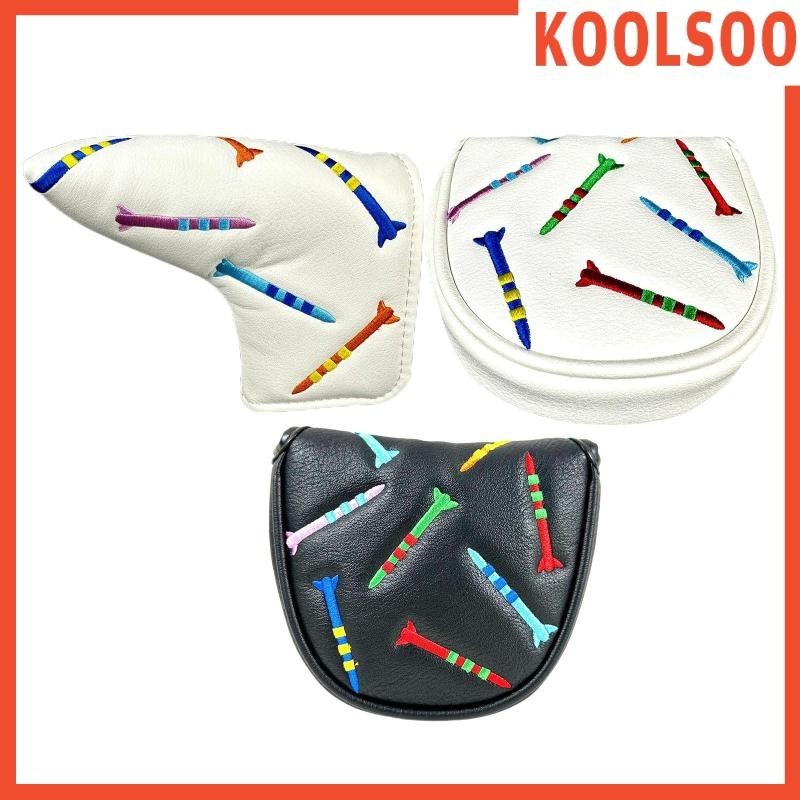 [Koolsoo ] Golf Putter Head Cover Golf Putter Protection Accessories Fashion Golf Club Head Cover Golf for Golfer Sports
