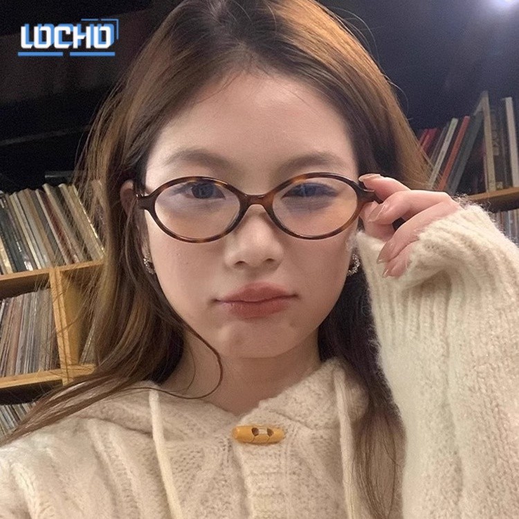 Zhang Yuanying กับแว ่ นตาหนอนหนังสือประเภทเดียวกันหญิง uv400 สายตาสั ้ นสามารถจับคู ่ กับใบหน ้ าเล ็ ก ๆ ความรู ้ สึกขั ้ นสูงรูปไข ่ tortoisesbill eye frame