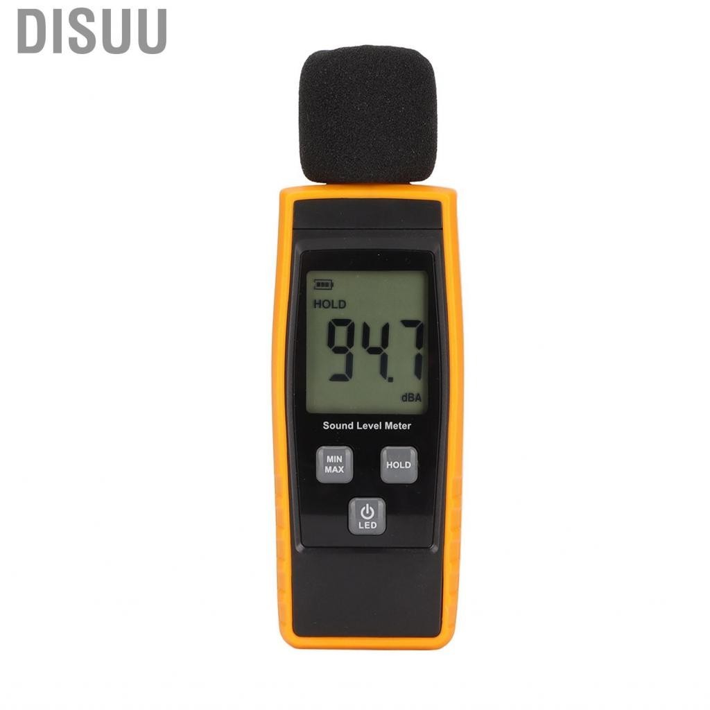 Disuu Noise Level Meter  High Accuracy RZ1359 Professional Measurement Range 30‑130dBA LCD Backlight Sound Level Meter for Measurement