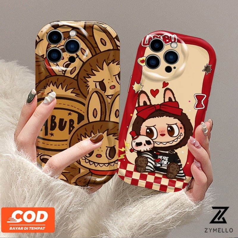 เคสโทรศัพท์ VIVO V40 V30 5G V29 S1 V27 5G V27 V40 Pro V27E V25 V25E V23 V23E V15 V20 Pro การ์ตูนตุ๊กตา labu กันกระแทก TPU โทรศัพท์มือถือกรณี