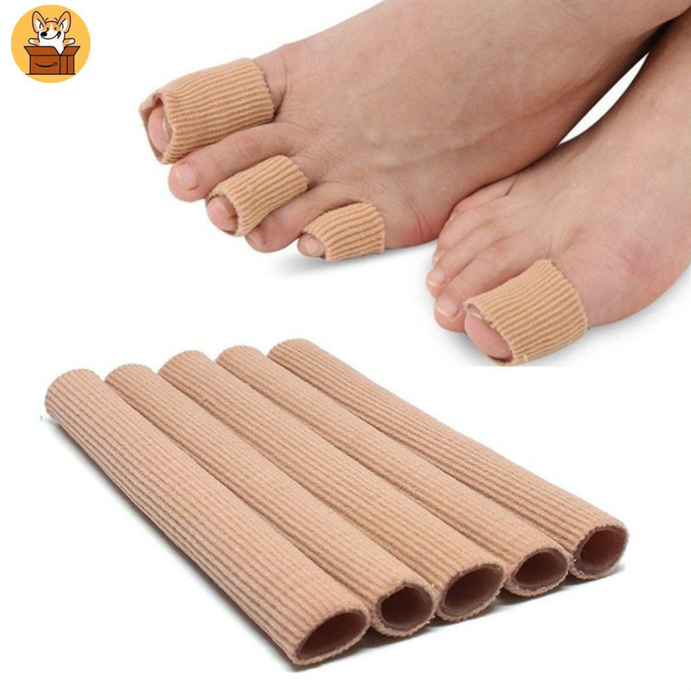 Am-az1pcผ้าFinger Toe Protectorแยกหลอดเท้าปวดมือบรรเทาผ้าพันแผลนุ่มเท้าดูแลเครื่องมือแคลลัสป้องกันเครื่องมือ