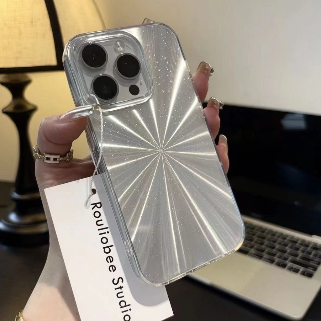 เคสไอโฟน 15/14/13/12/11 Pro max ซิลิโคนออโรร่าหรูหรากันกระแทก Compatible Case iPhone 11,12,13,14,15,16,11PM,12PM,13PM,14PM,15PM,16PM,16Plus,X/Xs, XR,7 +,8Plus