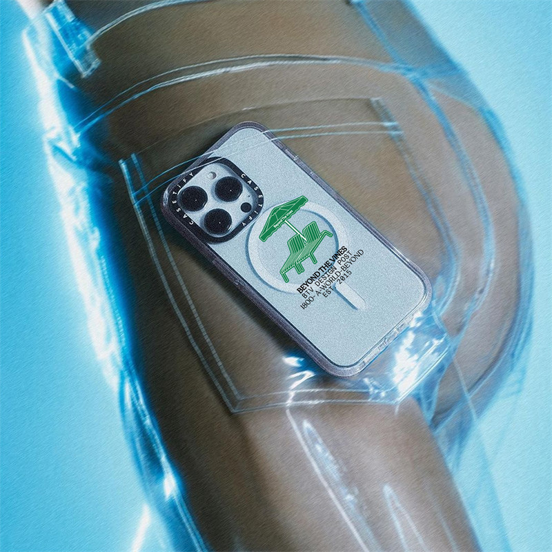 CASECASE X Beyond The Vines Deck เก้าอี้กรณีแม่เหล็กดูดอะคริลิคใสกลับ TPU Edge กรณี Sideband Fon เคส