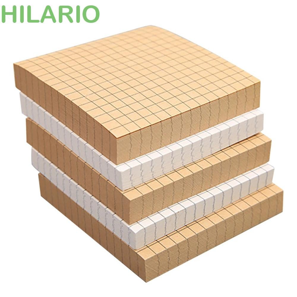 Hilario Memo Pad Planner เครื ่ องเขียนหมายเหตุกระดาษแผ ่ นบันทึกที ่ ต ้ องทํารายการ 80แผ ่ น/pc Notepad