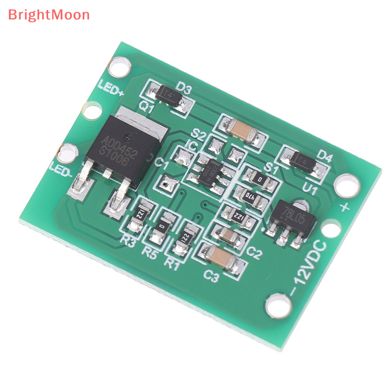 Brightmoon 12V Capacitive Touch Switch Sensor โมดูลปุ ่ มกดสัมผัส Key โมดูล Jog Latch พร ้ อมรีเลย ์ DC 6-20V 3A Nice
