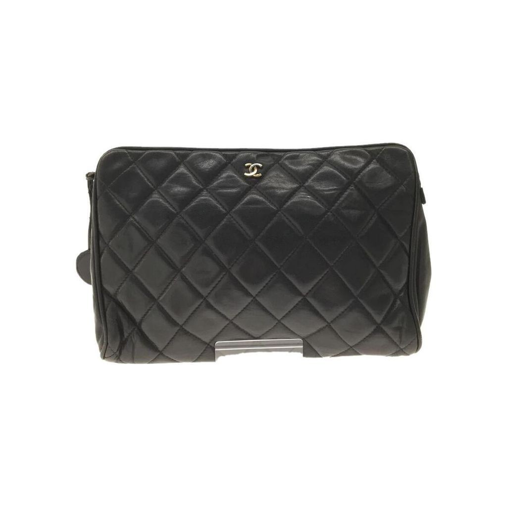 CHANEL Clutch Bag Black Direct from Japan Secondhand