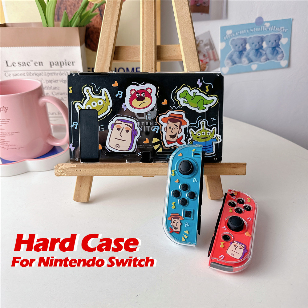 เข้ากันได้กับ Nintendo Switch V1 / V2 / OLED Toy Story Hard Case Switch อุปกรณ์เสริมเกมคอนโซล Handle Protector PC Hard Cover Gaming & คอนโซล