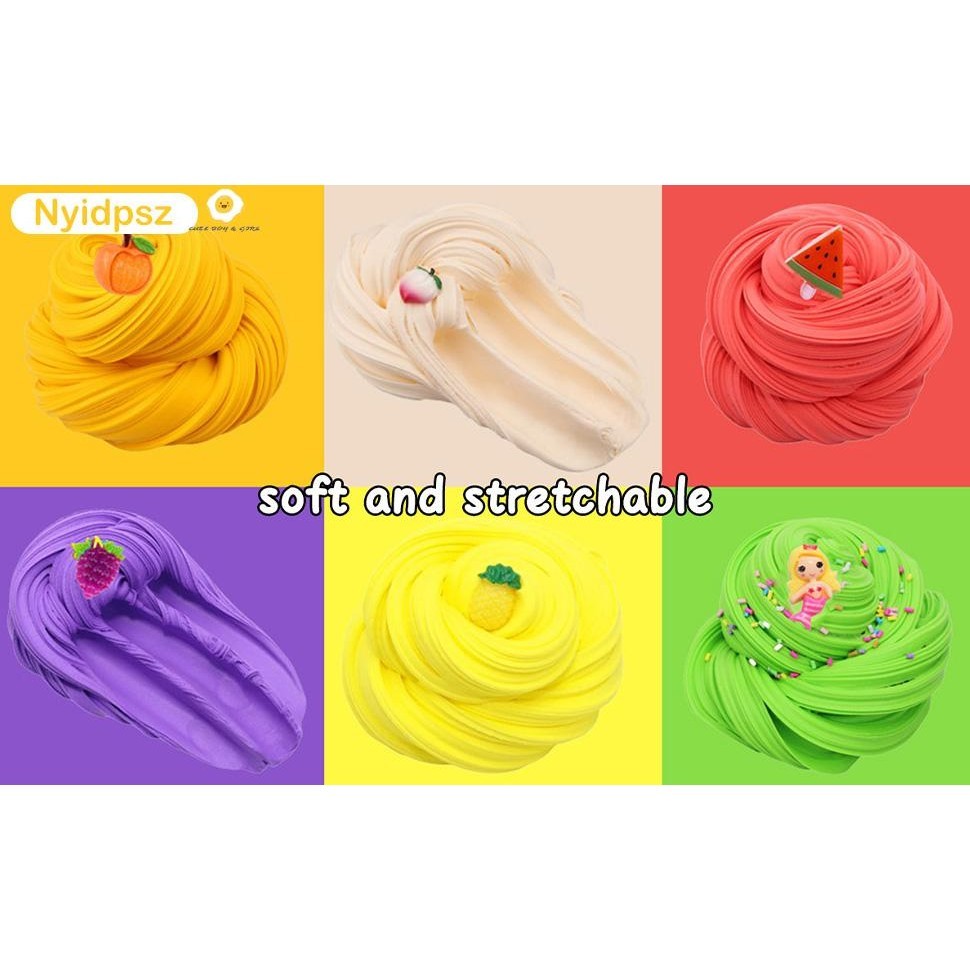 9 แพ็ค Slime Kit Mini Cloud Slime Kit Soft และ Non-Sticky Fluffy Slime ของเล่นความเครียดบรรเทา Slime