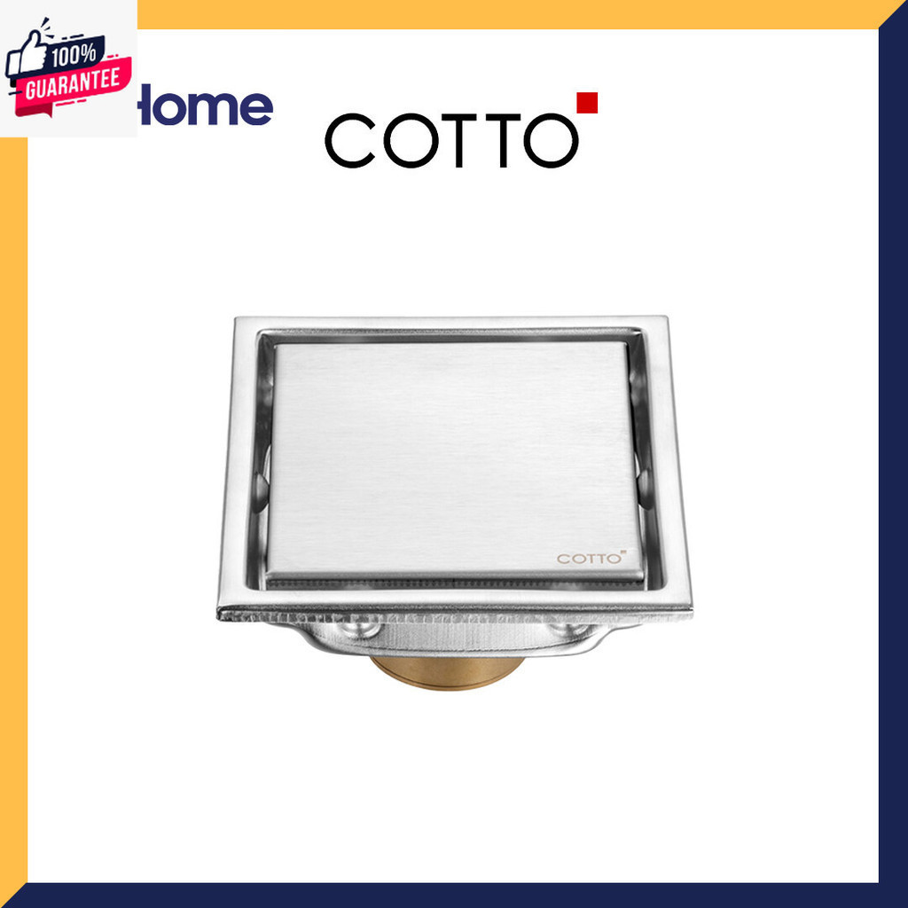 COTTO ตะแกรงน้ำทิ้งสเตนเลส รุ่น CT6403Z2PHM สีสเตนเลส ตะแกรงดักกลิ่น ตะแกรงน้ำทิ้ง