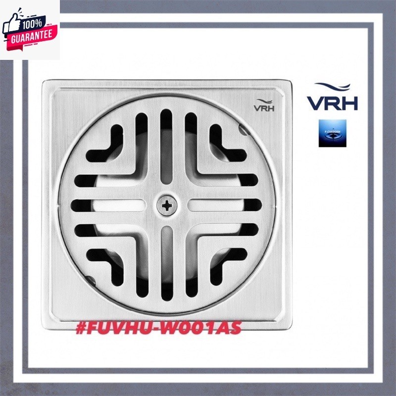 VRHตะแกรงกันกลิ่นทรงสี่เหลี่ยมฝากลมFUVHU-W001AS