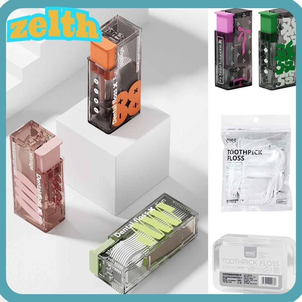 Zelth Floss Box, อัตโนมัติ Pop-up กดประเภท Floss Organizer, คุณภาพสูงทิ ้ ง Refillable Oral อัตโนมัต