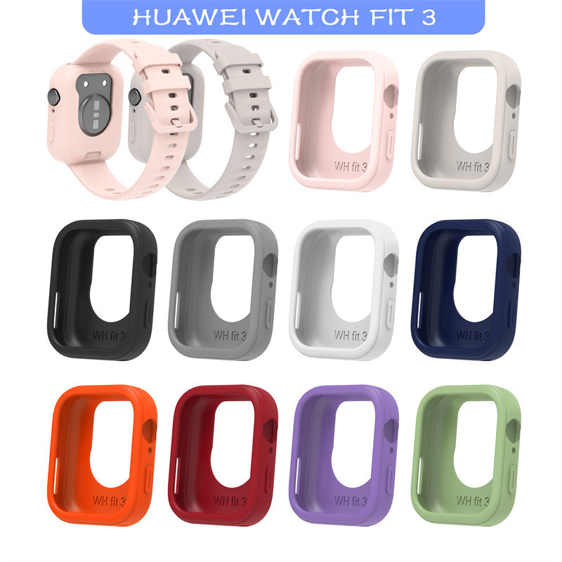 Huawei WATCH FIT 3 เคส เคสฝาครอบป ้ องกันสําหรับ HUAWEI watch FIT3 อุปกรณ ์ เสริมนาฬิกาอัจฉริยะ