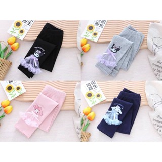พร้อมส่ง✨✨ ขายดี กางเกงเลกกิ้ง ลาย Kuromi Melody Cinnamoroll…