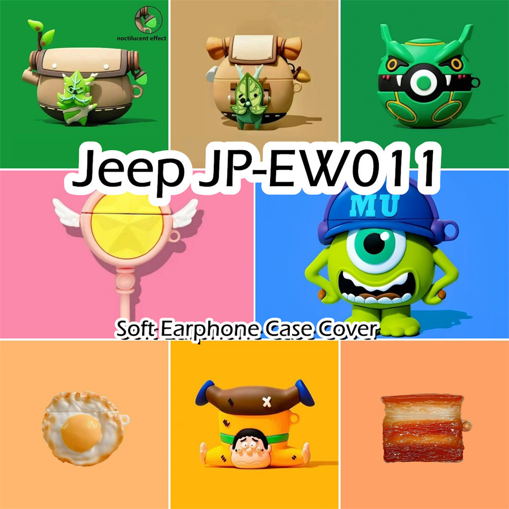 【 ส ่ วนลด 】 สําหรับ Jeep JP-EW011 Case Creative Cartoon styling Soft Silicone หูฟัง Case Casing NO.
