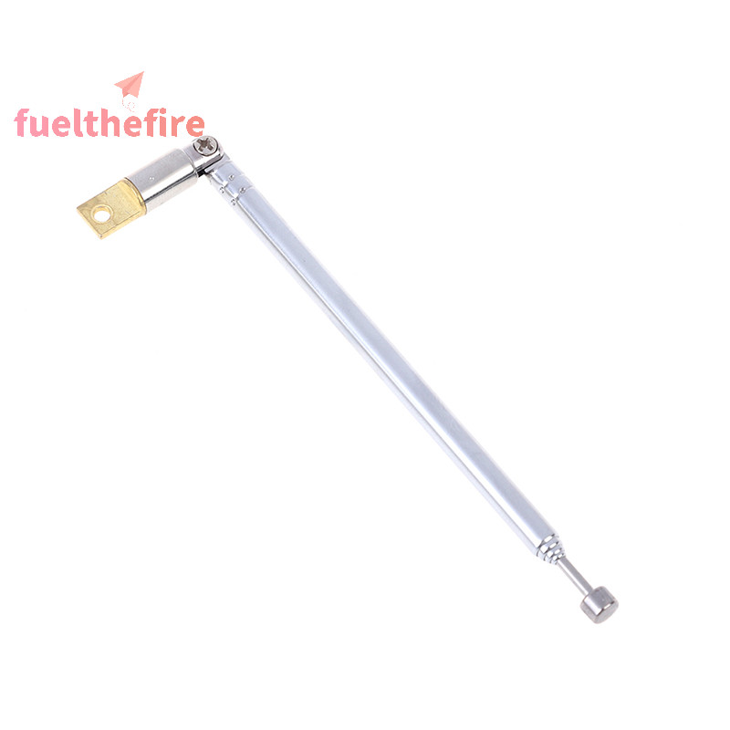 [Feel] 1 PC 37 ซม. 5 ส่วนกล้องส่องทางไกลสแตนเลส AM วิทยุ FM เสาอากาศสากล [ใหม่]