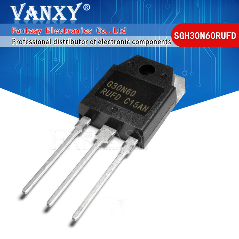 5 ชิ้น SGH30N60RUFD TO-3P G30N60RUFD TO3P G30N60 SGH30N60 อิเล็กทรอนิกส์ส่วนประกอบ vanxy