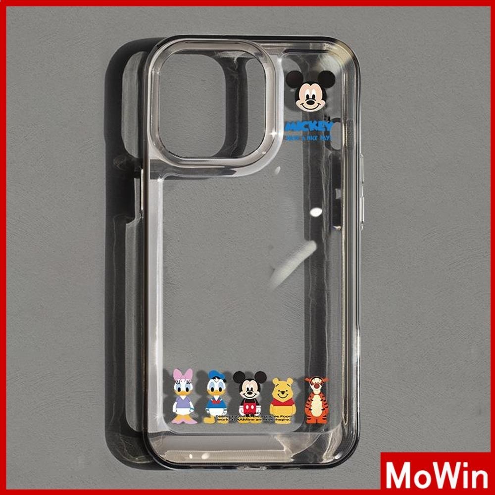 Mowin - เข้ากันได้สำหรับ 15 เคสไอโฟน11 เคส iphone 11Clear Space เคสอะคริลิกแข็งกันกระแทกกล้องน่ารักก