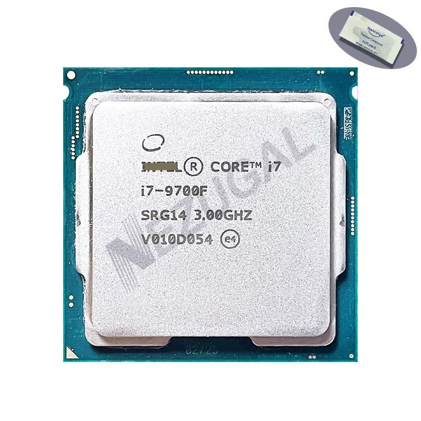 I7-9700F I7 9700F SRG14 3.00 สูงสุด 4.10 Ghz แปด Core 12M 65W LGA1151 โปรเซสเซอร์ CPU