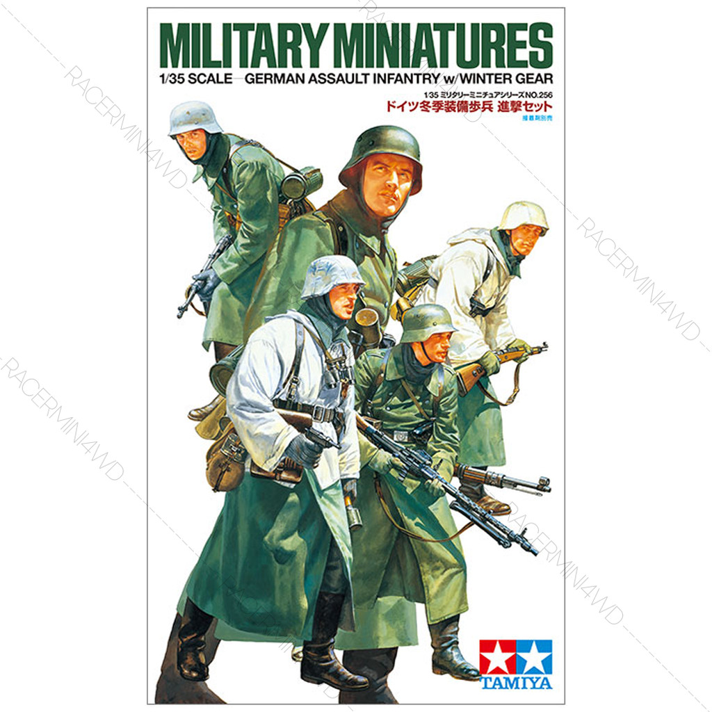 TAMIYA 35256 1/35 German Assault Infantry w/Winter Gear