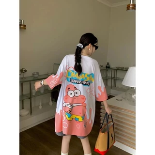 เสื้อยืดพลัสไซส์หลวมมีสไตล์--M-XXXL