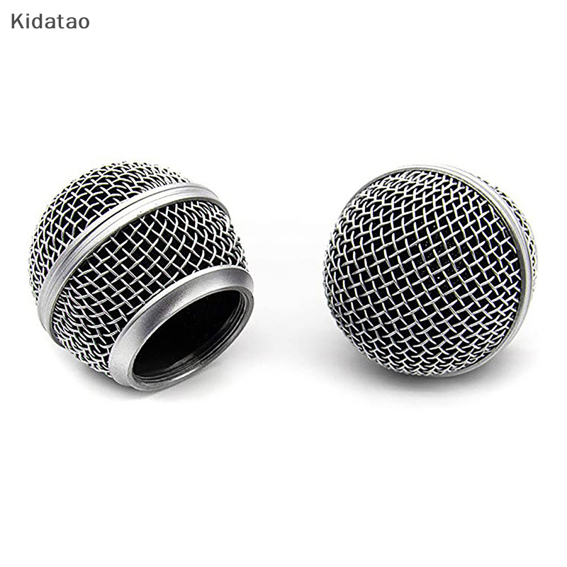 Kidatao เปลี่ยนไมโครโฟนโลหะ Grille Replacing Professional Party Mic Head Part อุปกรณ์เสริมสําหรับ Sh