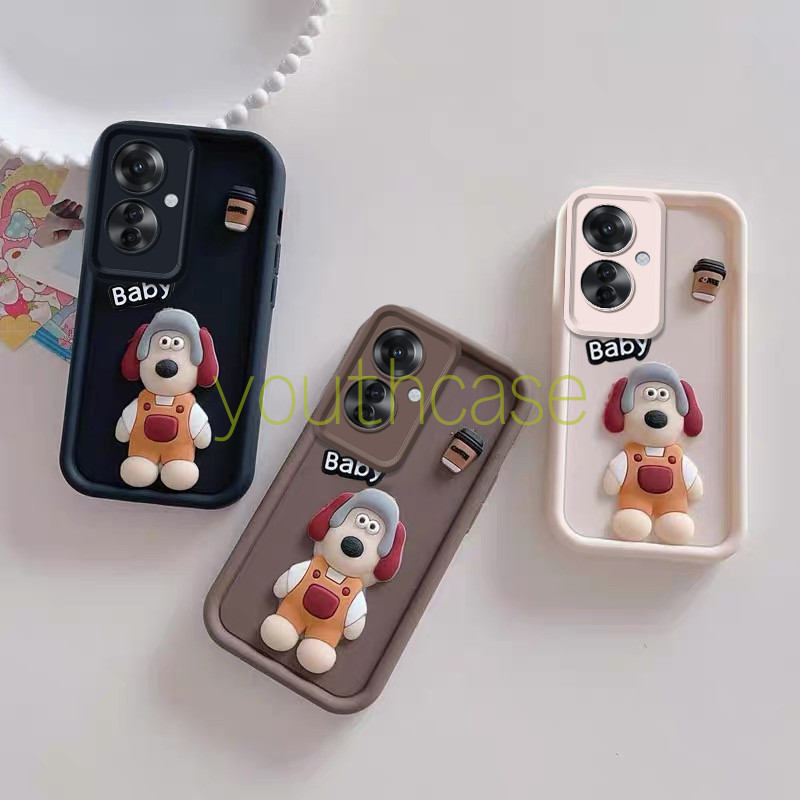 เคส oppo reno11f 5g เคสโทรศัพท์สุนัข 3D Headmaster สําหรับเคส oppo reno11f 5g น่ารัก