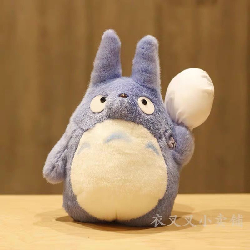 ของแท้เพื่อนบ้านของฉัน Totoro ตุ๊กตากระเป๋าเป้สะพายหลังเพื่อนบ้านของฉัน Totoro Hayao Miyazaki Doll P