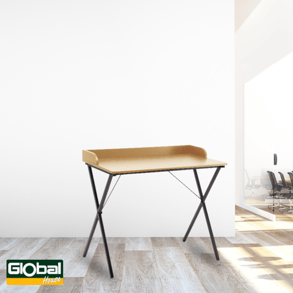 GlobalHouse SMITH โต๊ะทำงาน รุ่น AVA-BE ขนาด 90x50x78ซม. สีบีช สินค้าของแท้คุณภาพดี