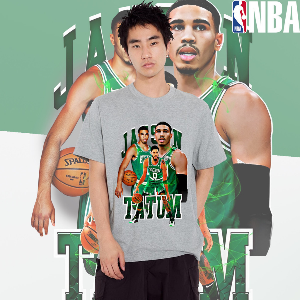 เสื้อยืดบาสเก็ตบอล ลาย Boston Celtics Jayson Tatum NBA สําหรับผู้ชาย และผู้หญิง เสื้อยืดพรีเมี่ยม