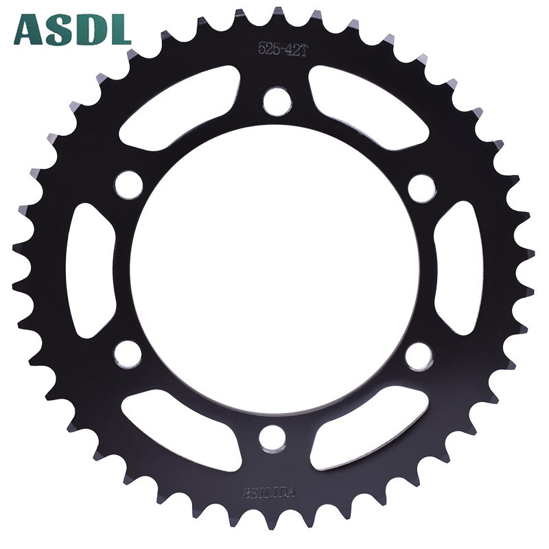KAWASAKI Asdl 525 42T เกียร์เฟืองหลังรถมอเตอร์ไซด์สําหรับคาวาซากิ ZRX400 ZRX 400 1993-2007