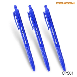 ปากกาหมึกน้ำมัน Pencom CPS01 หัวปากกา 1.0 MM. แบบก จำหน่าย 12 ด้าม และ 50 ด้าม หมึกแดงและหมึกน้ำเงิน