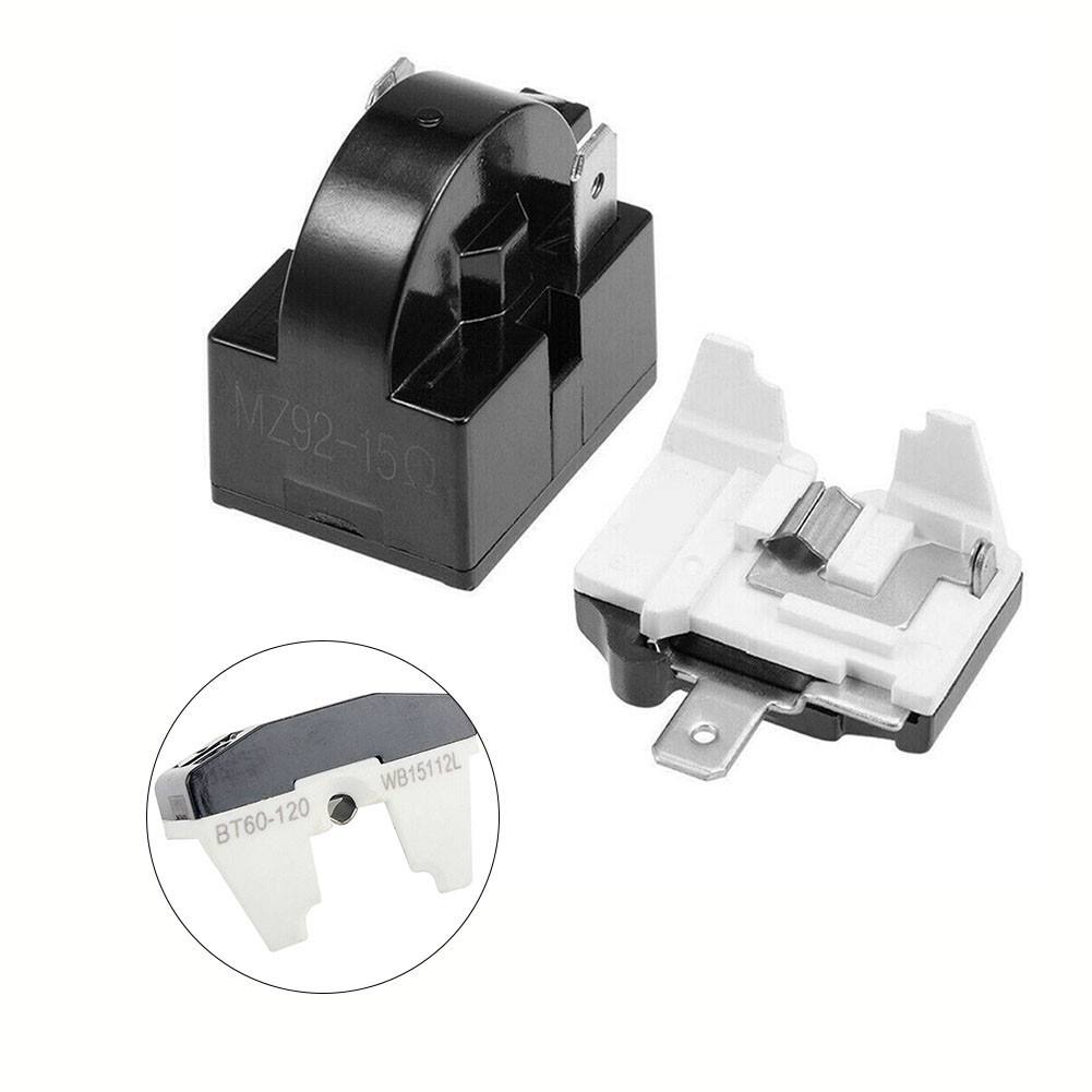 15 Ohm Start Relay + Overload Protector สําหรับตู ้ เย ็ นขนาดเล ็ กแบรนด ์ ต ่ างๆ