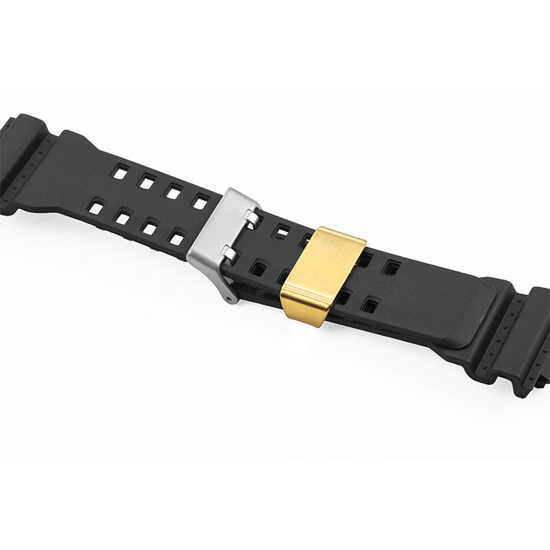 สายนาฬิกาแหวนสแตนเลส Locker Loop สําหรับ Casio G-shock DW5600 GWM5610 GA110 GG1000 18 มม.20 มม.22 มม.24 มม.นาฬิกา Keeper Loop ผู้ถือแหวน Watchband Fastener Fixing แหวน