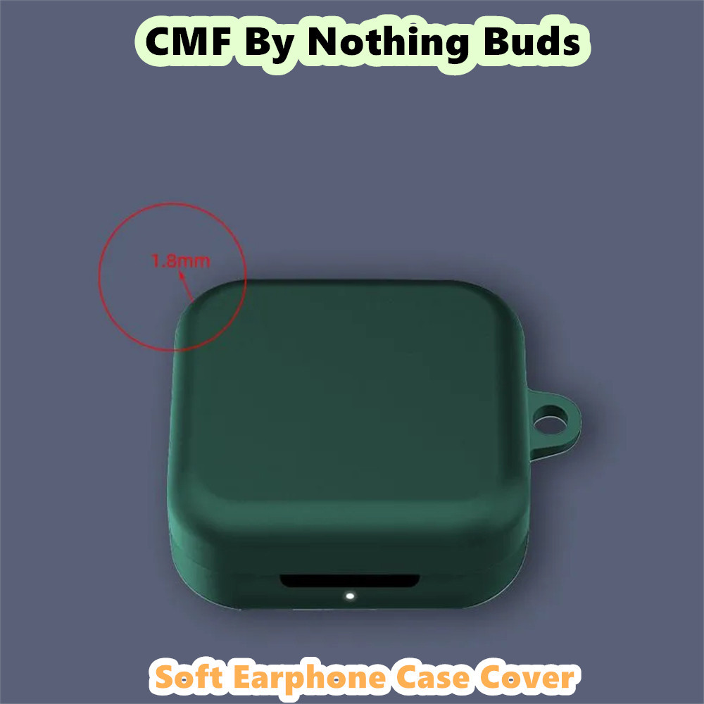 Trend Front สําหรับ CMF By Nothing Buds Case Business Simplicity Soft Silicone Headphone Case Casing