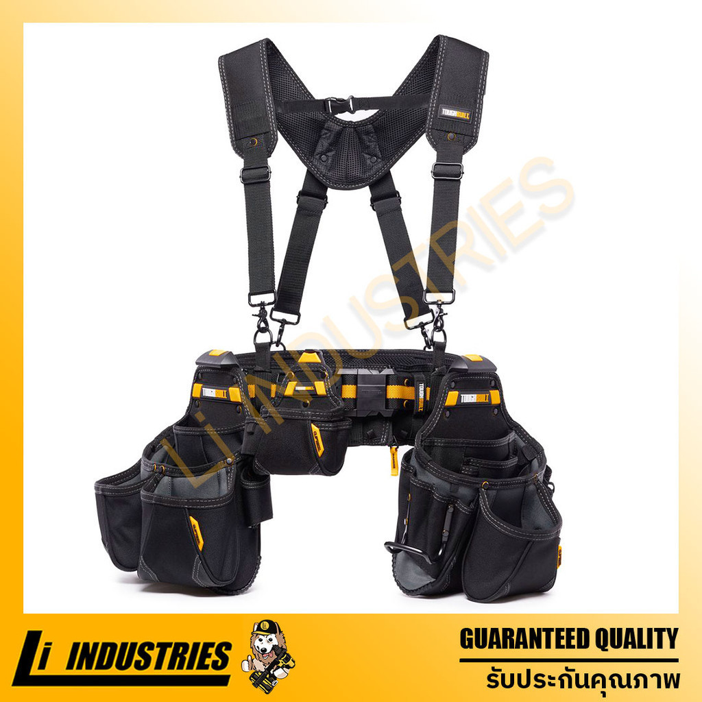 TOUGHBUILT Cliptech ชุดเข็มขัดเครื่องมือมืออาชีพ 5 ชิ้น TB-CT-101-5P