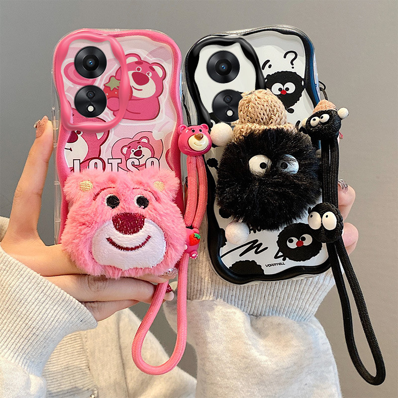 ตุ๊กตาตุ๊กตาปลอกสําหรับ Huawei Honor X7b 4G/5G เคสโทรศัพท์ CLK-LX1, CLK-LX2, CLK-LX3 Influencer สไตล์ใหม่อินเทรนด์กันกระแทกป้องกันกรณี