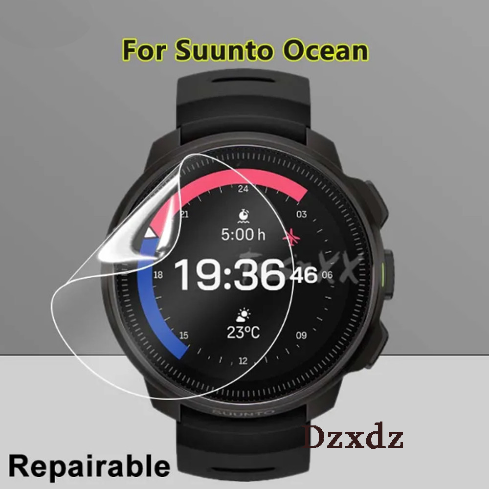 Suunto Ocean สมาร์ทวอท์ชป้องกันฟิล์มสําหรับ Suunto Ocean สมาร์ทวอท์ชกันน้ํานาฬิกาไม่แก้ว TPU ไฮดรอลิ