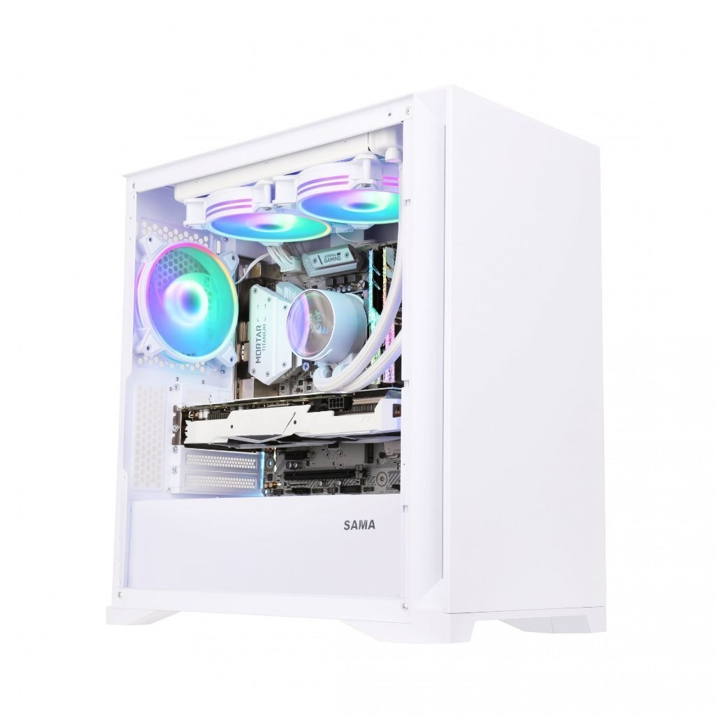 SAMA AM06 White Micro-ATX / Mini-iTX Case รับประกัน 1ปี ศูนย์ไทย