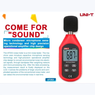 แท้ ส่งจากไทย UNI-T UT353 UT353BT เครื่องวัดความดังเสียง วัดเดซิเบล วัดความดัง เดซิเบล วัดเสียง