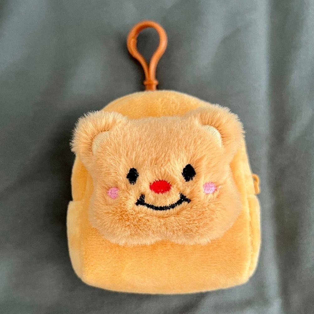 UUMIR  Zero Wallet, กระเป๋าใส่หูฟังหมีน้อยตุ๊กตา, พวงกุญแจอุปกรณ์เสริมพิเศษน่ารักผู้หญิง