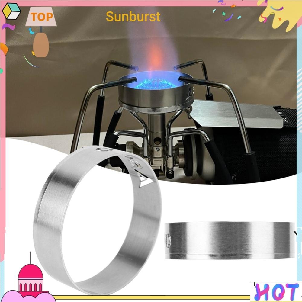 รวบรวม Fire Windshield เตาแก๊ส Burner Cover สแตนเลสสําหรับ Soto 310 เตา [Sunburst11.th]