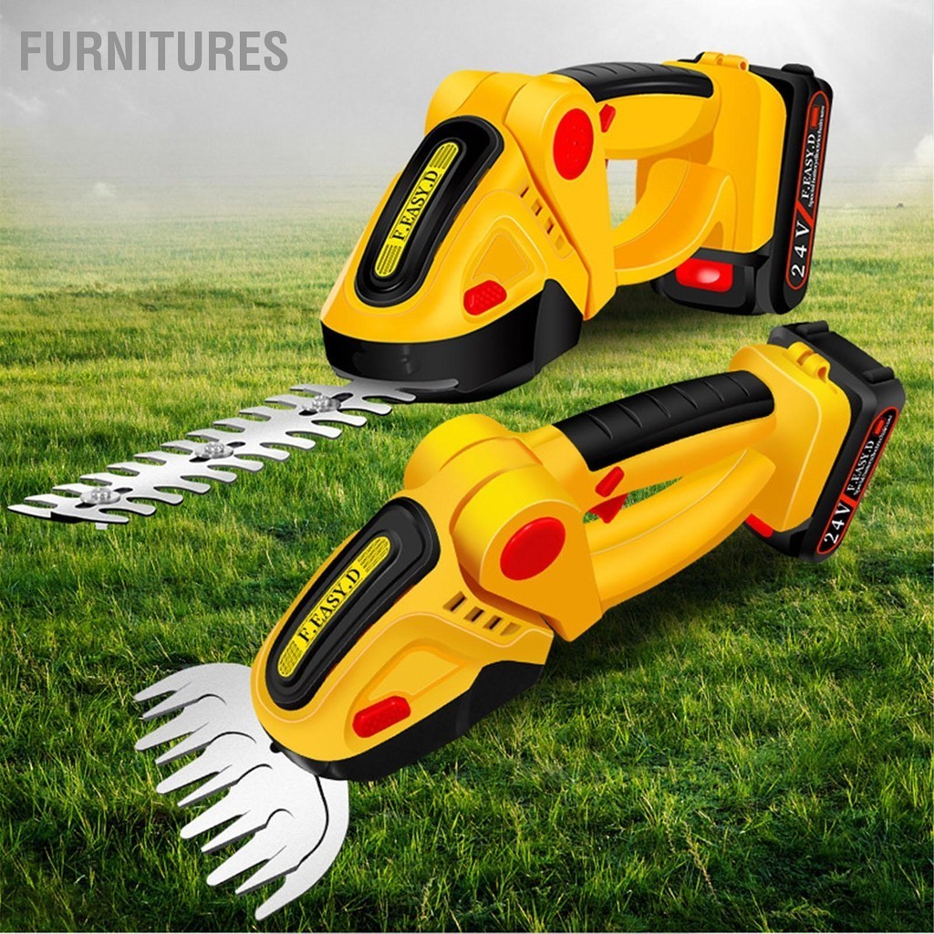 Furnitures 2 in 1 ไร้สายหญ้าเฉือน Hedge Trimmer ปรับไฟฟ้าเครื่องตัดหญ้า Trimming เครื่อง (US 220V)