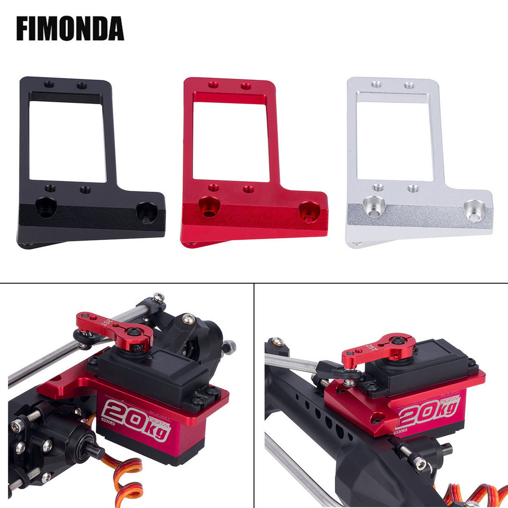 อลูมิเนียมเพลาหน้า BAT Servo Mount Low Center of Gravity สําหรับ 1/10 RC Crawler รถ VP Capra F9 แชสซีอะไหล่อัพเกรด